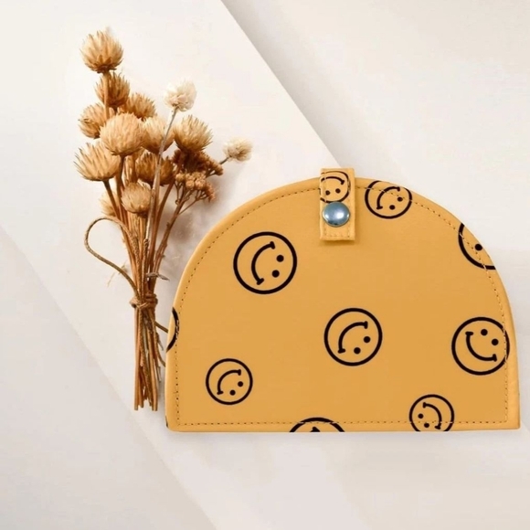 Drawstring Makeup Bag Open Lay Flat,Large Capacity Cosmetic Bag For Women Purse - Picture 2 of 5